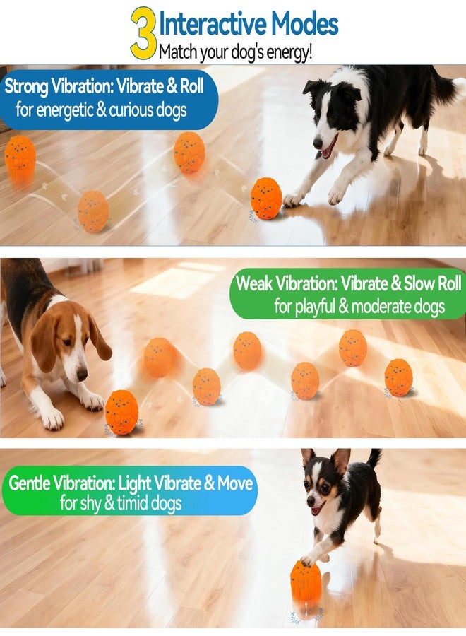 Newget Interactive Dog Toy Ball with Remote, 3 Modes Smart Moving Dog Balls with Touch Wake-Up, Automatic Bouncing/Rolling Chew-Resistant Ball for Medium & Large Dogs to Keep Busy, Indoor/Outdoor - Image 2