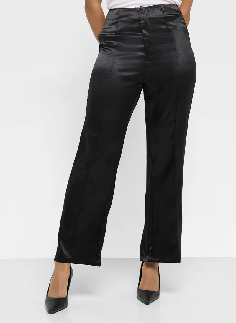 ELLA Satin Blazer & Pant Set