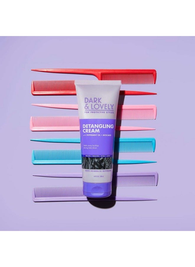 SoftSheen-Carson - Soft Sheen/Carson Inc Dark&Lovely For Protective Styles Detangling Cream With Peppermint&Avocado Oil For Braidsweaveswigs&Locs No Dyesno Mineral Oilno Petrolatum Softsheencarson 6.8 Fl Oz - Image 1