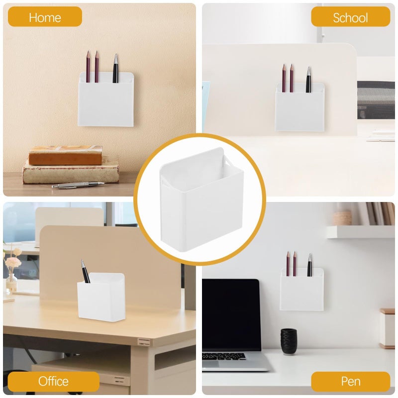 Whiteboard Marker Pen Holder 2pcs Suction Cups Dry Erase Organizer Office Classroom - Image 4