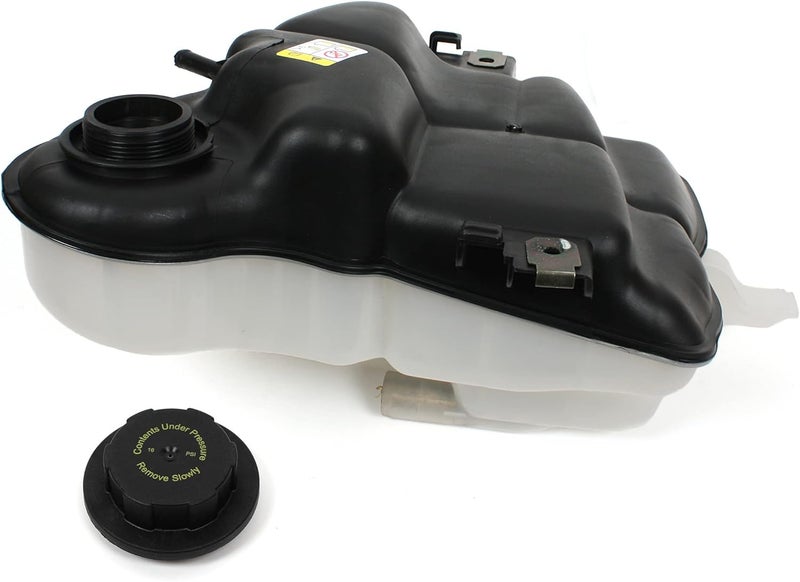 Cns Engine Coolant Reservoir Tank with Cap Compatible with 03 - 07 FORD EXCURSION / F-SERIES SUPER DUTY 5.4L V8 / 6.0L DIESEL TURBO / 6.8L V10 - Image 1