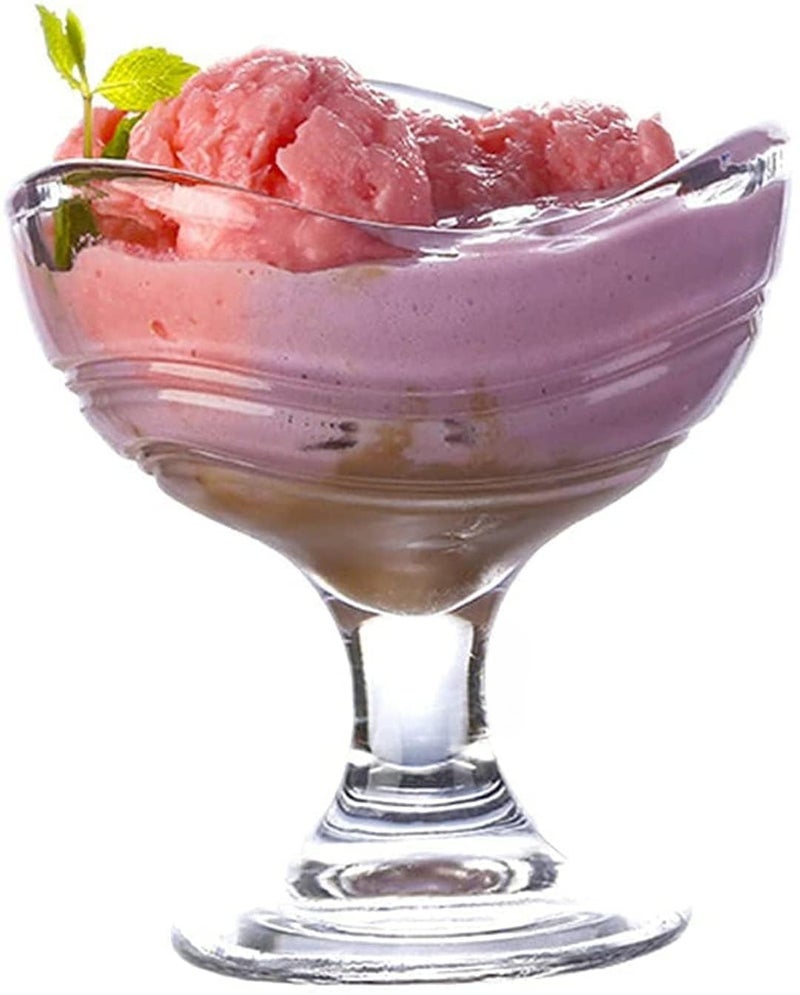 VARENYYA European 150 ml Lotus Ice Cream Bowl Dessert Cup for Sundae SweetsSnacks Fruit Pudding Nuts or Dip Serving Bowls Set of 2Pcs Lead Free and BPA Free 2  - Image 4