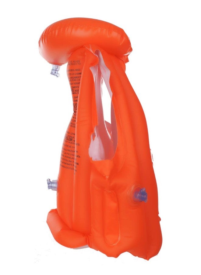 Aarushi Kids Jacket Vest Swimwear Youth Boy Girl Swimming Boating (Orange) - Image 4