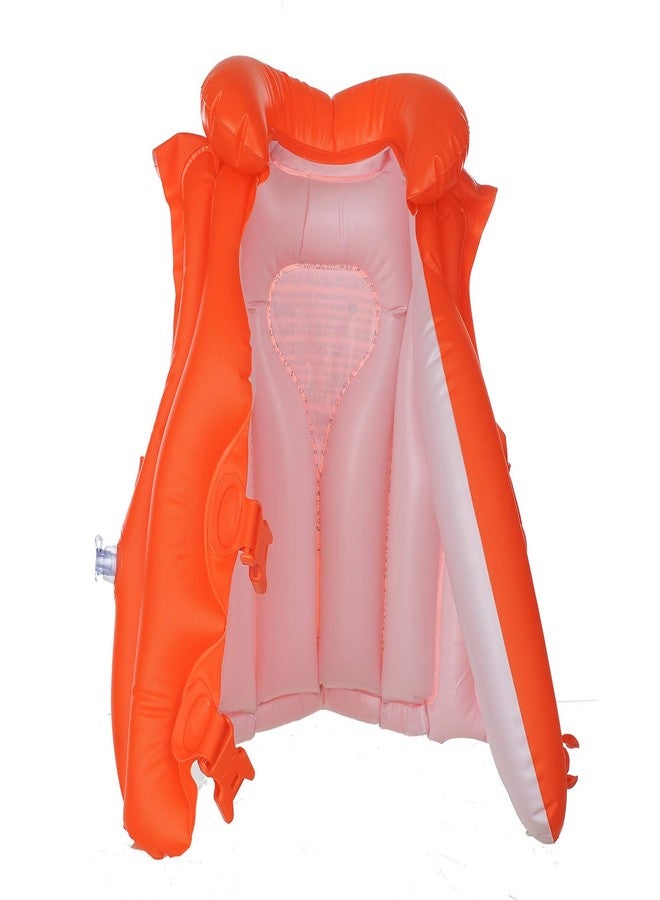 Aarushi Kids Jacket Vest Swimwear Youth Boy Girl Swimming Boating (Orange) - Image 2