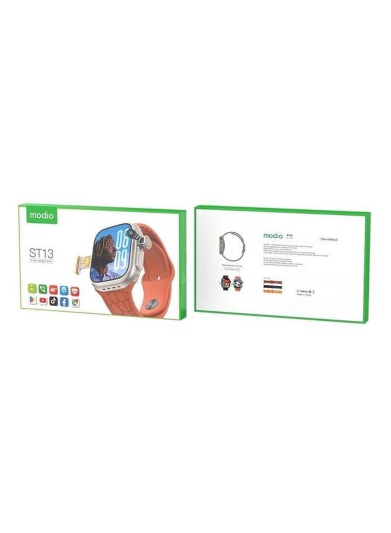 modio ST-13 Smart watch a luxury smart watch with a large, high-resolution display, supporting calls and notifications, health and sports tracking, and long-lasting battery life. - Image 2