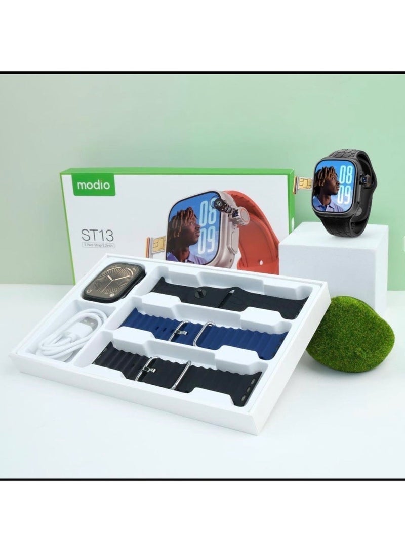 modio ST-13 Smart watch a luxury smart watch with a large, high-resolution display, supporting calls and notifications, health and sports tracking, and long-lasting battery life. - Image 3