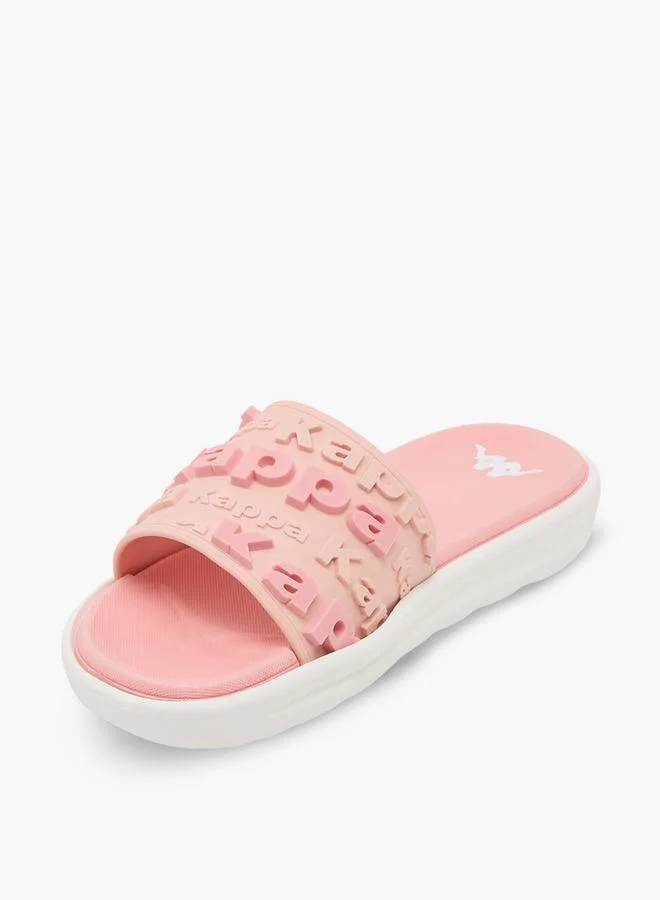Kappa PINK Women Logo Embossed Slides for Women | Best Price UAE