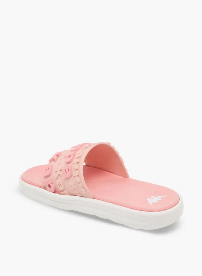 Kappa PINK Women Logo Embossed Slides for Women | Best Price UAE