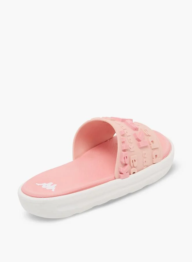 Kappa PINK Women Logo Embossed Slides for Women | Best Price UAE