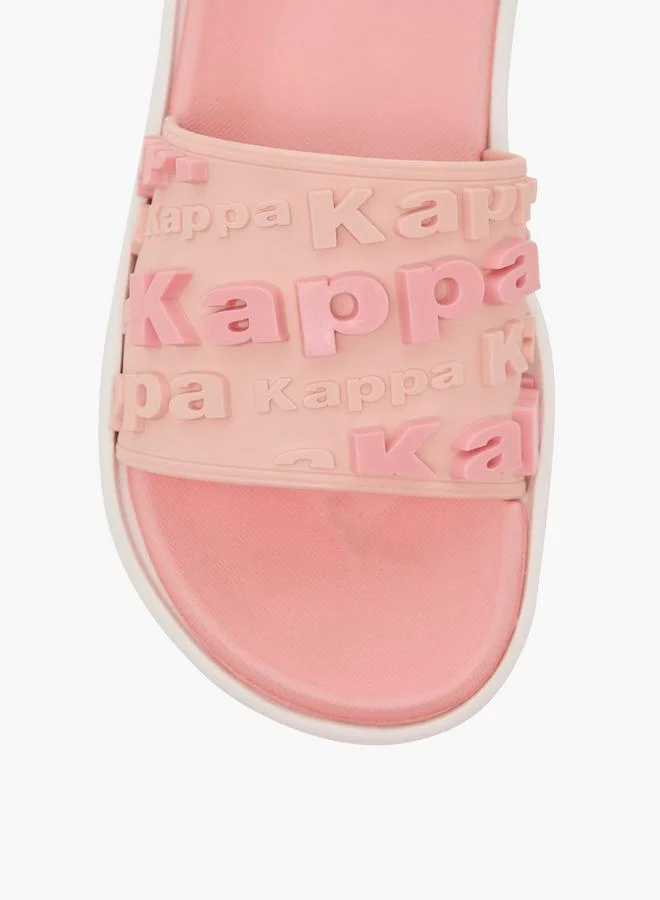 Kappa PINK Women Logo Embossed Slides for Women | Best Price UAE