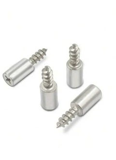 Generic 50pcs Galvanized Shelf Support with Self Drilling Screw and Anti-Slip Wood Support, Perfect for Glass Furniture, Guaranteed Maximum Stability and Easy Installation  - Image 5