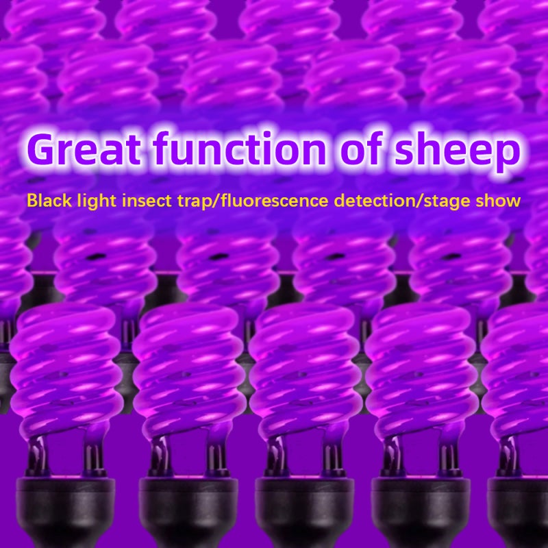 Black Light Bulbs 2 Pack 365nm Wavelength Fluorescent Tube - High Efficiency Trapping UV Bulb for Farmland Fish Pond Indoor Party - Image 5