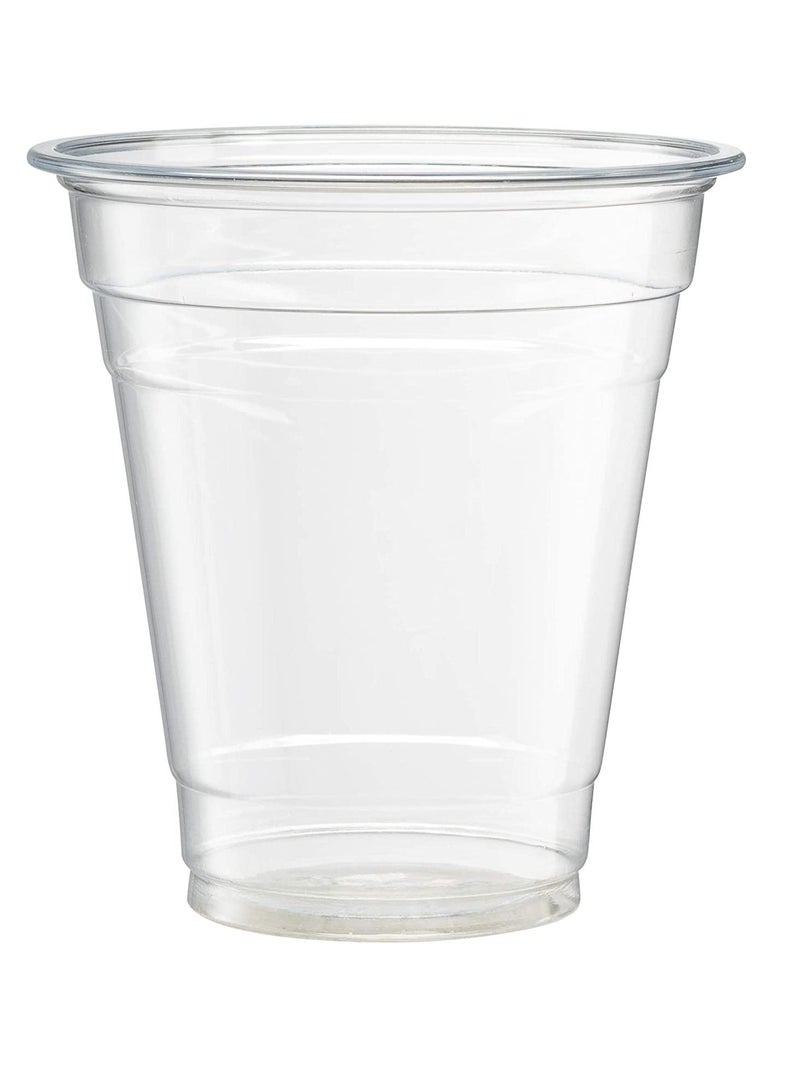 50 Count 16 Ounce Crystal Clear Cups for Iced Coffee Cold Drinks Slush Smoothy's Slurpee Party's Plastic Disposable Cups - Image 3