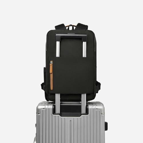 Nordace Siena Pro 13 Smart Backpack - 13.3" Laptop Backpack, 15L Daily Backpack for Travel, Everyday, or Work (Black-Brown) - Image 4