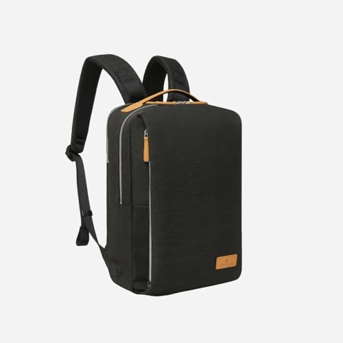 Nordace Siena Pro 13 Smart Backpack - 13.3" Laptop Backpack, 15L Daily Backpack for Travel, Everyday, or Work (Black-Brown) - Image 2