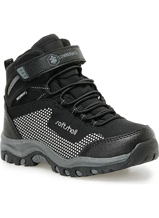 LUMBERJACK Fuller Hi 3pr Velcro Waterproof Boy Outdoor Boots Black