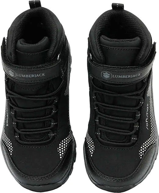 LUMBERJACK Fuller Hi 3pr Velcro Waterproof Boy Outdoor Boots Black - Image 3