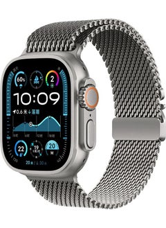 Watch Ultra 49MM KRD-121 Metal Mesh Strap-Grey