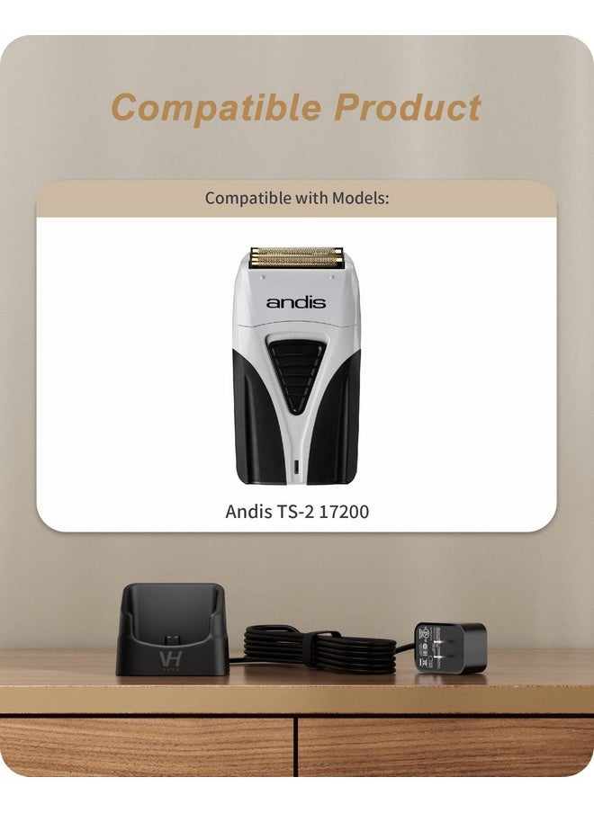 For Andis Charger Base Replacement Andis Charger Stand With Charging Cord Compatible With Andis Profoil Lithium Plus Titanium Foil Shaver 17200 Ts2