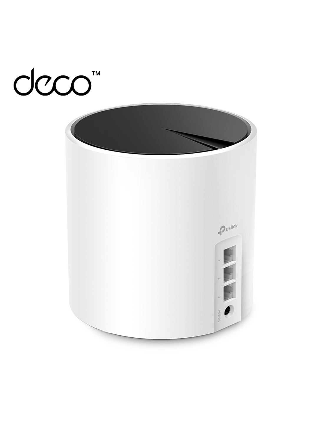 TP-LINK Deco AX3000 WiFi 6 Mesh System Deco X55- Covers up to 2500 Sq. Ft, Replaces Wireless Router and Extender, 3 Gigabit Ports, Supports Ethernet Backhaul(1-Pack) White