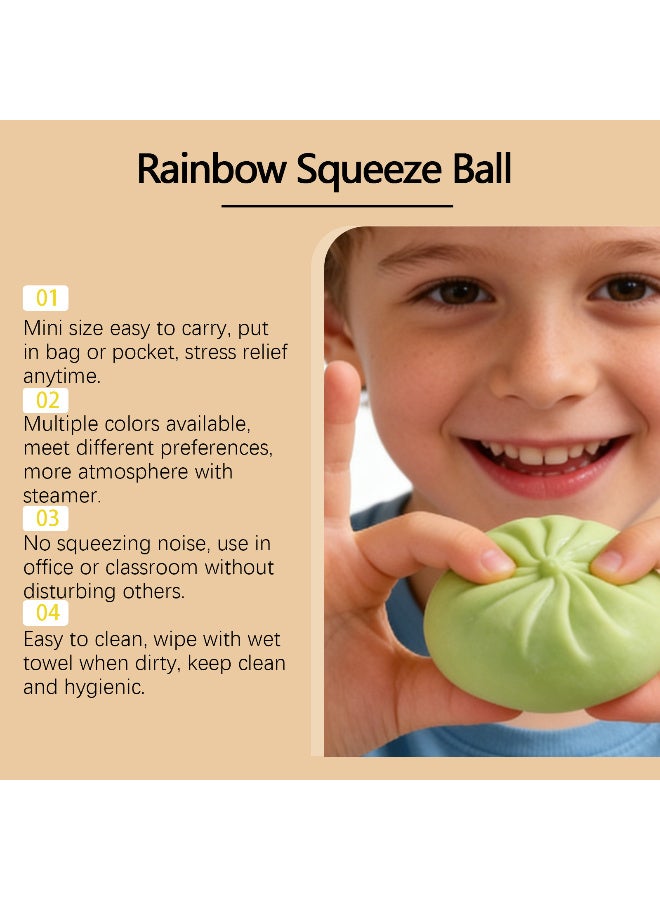 GIOIO Giant Dumpling Squishy Stress Ball With Steamer Box Small C For Anxiety Relief Kids Adults - Image 2