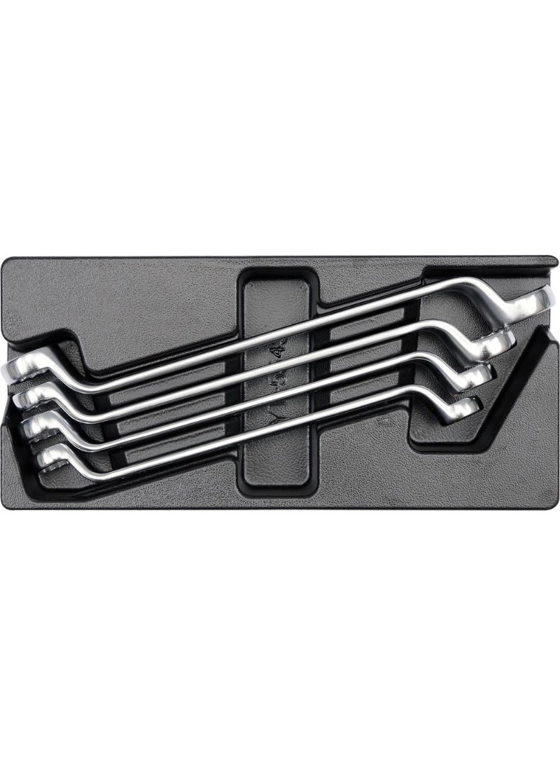 YATO Drawer Insert With Bi-hexagonal ring Spanner 4pcs YT-5543
