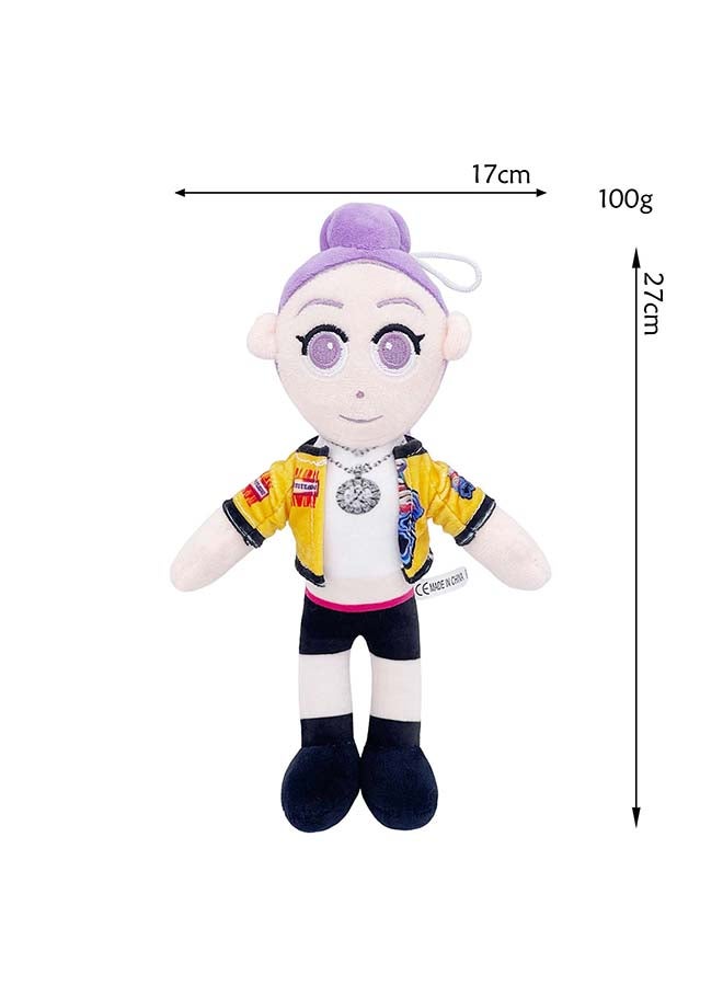 KPop Demon Hunters دمية آيلا ستورمبليد المحشوة 27 سم، لعبة محشوة ناعمة، شخصية أنمي لطيفة، دمية تشيبي قابلة للجمع للأطفال والمعجبين، وزنها 100 جرام - Image 2