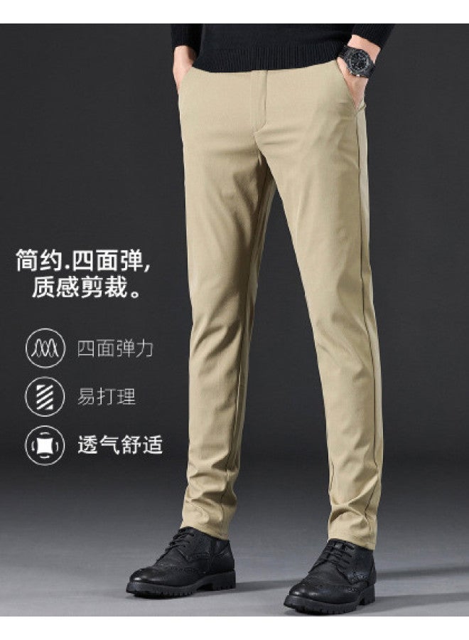 Fapai Spring And Autumn Light Business Fashion Simple Versatile Comfortable Straight Leg Pants Men - Image 1