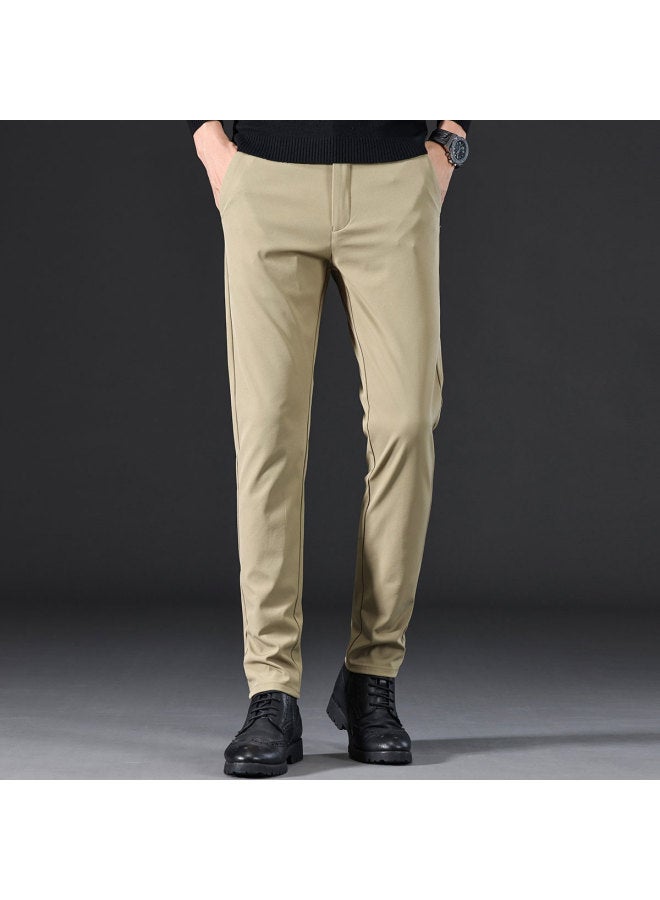 Fapai Spring And Autumn Light Business Fashion Simple Versatile Comfortable Straight Leg Pants Men - Image 4