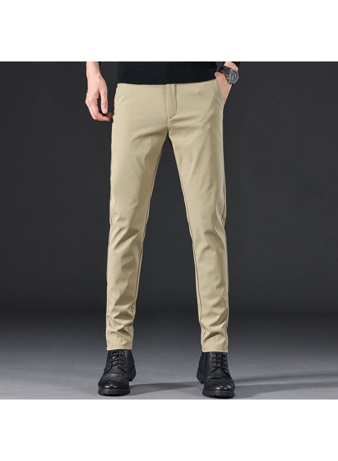 Fapai Spring And Autumn Light Business Fashion Simple Versatile Comfortable Straight Leg Pants Men - Image 5