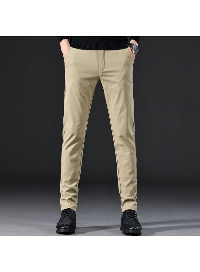 Fapai Spring And Autumn Light Business Fashion Simple Versatile Comfortable Straight Leg Pants Men - Image 3