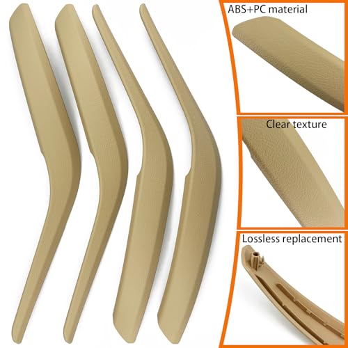 CHUANGHUI Car Door Handle for BMW X1 E84 2010-2015 28i 35i Interior Door Handles Replace Cover Car Door Handle Accessories (Beige) - Image 5