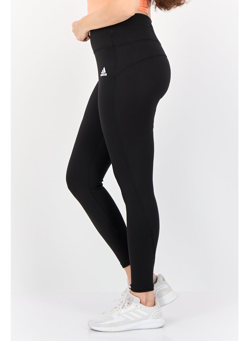 Adidas Women Tight Fit Full Length Training Leggings, Black  - Image 4