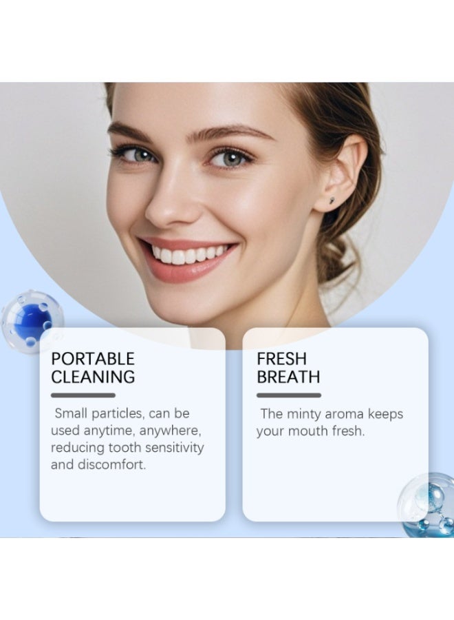 Feimuko Mouth Rinse Tablets Clean Teeth Long-Lasting Freshness | Portable Travel Pack No Need to Rinse Fresh Breath | Post-Meal Oral Care Portable Candy Tablets Suitable for Office and Travel - Image 5