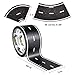 PlayTape Road Tape and Curves for Toy Cars 1 Roll of 60 ft x 2 in Asphalt Road 1 Roll of 36 Curves - Image 3