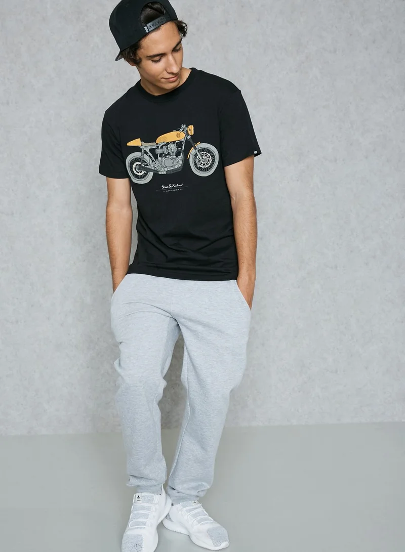 Deus Ex Machina Bald Terrier V-Twin T-Shirt