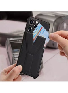 Generic Black PU Leather Cover For Apple iPhone 13 Pro Max  - Image 1