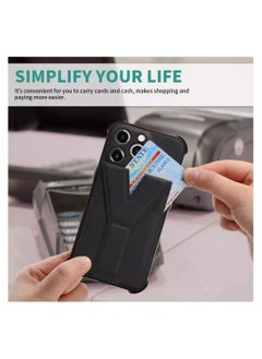 Generic Black PU Leather Cover For Apple iPhone 13 Pro Max  - Image 2