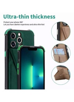 Generic Black PU Leather Cover For Apple iPhone 13 Pro Max  - Image 3