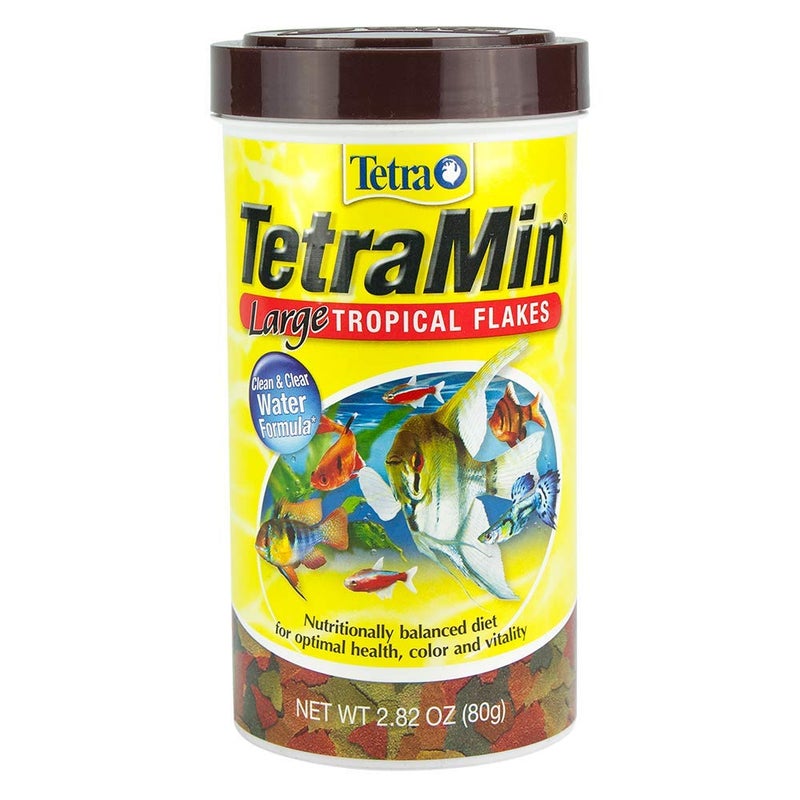 Tetra TetraMin XL Tropical Flakes 2.82 Ounces, Large Flakes, Nutritionally Balanced Fish Food, Tetra TetraMin Large Tropical Fish Flake Food, 2.82 oz - Image 2