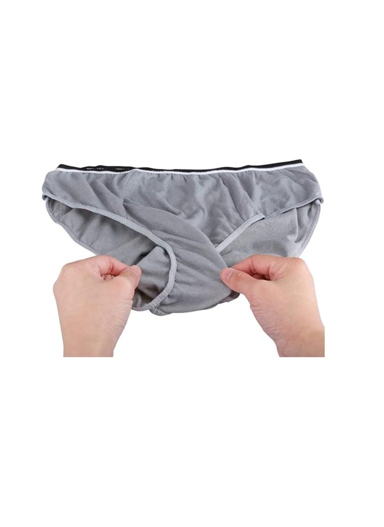 Excefore - 20 Packs Mens Cotton Disposable Underwear Panties Portable Briefs for Travel Fitness Hotel Spa Hospital Stays (XXL) - Image 1
