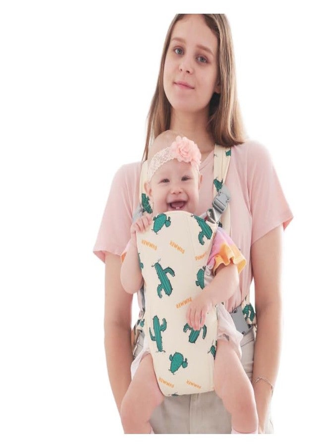 GOODOO Tiny Treasures Royal Hip Seat Baby Carrier with 4 Carry Positions, Baby Carrier with Hip seat for 6 to 24 Months Baby, Adjustable New-Born to Toddler Carrier, Max Weight Up to 15 Kgs (White) - Image 1