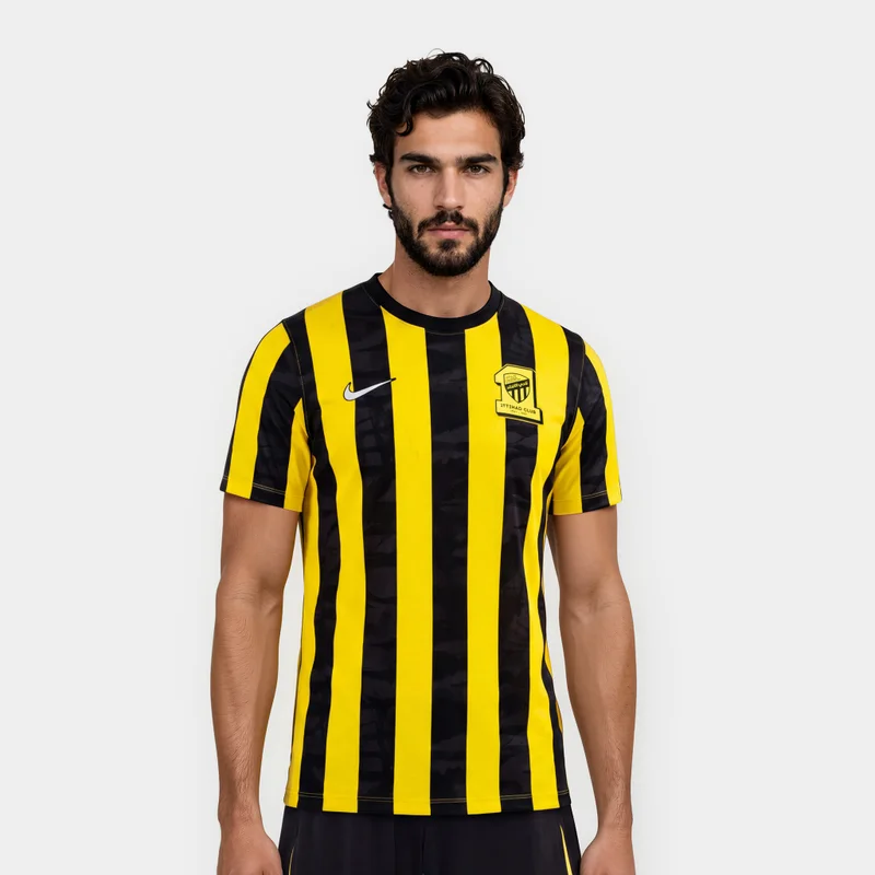 Men's Al-Ittihad 25/26 Home Fan Edition Football Jersey