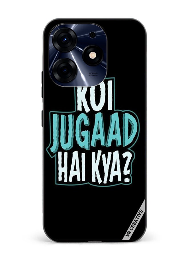 VR CREATIVE Protective Case Cover For Tecno Spark 10 Pro Koi Jugaad Hai Kya Design Multicolour - Image 1