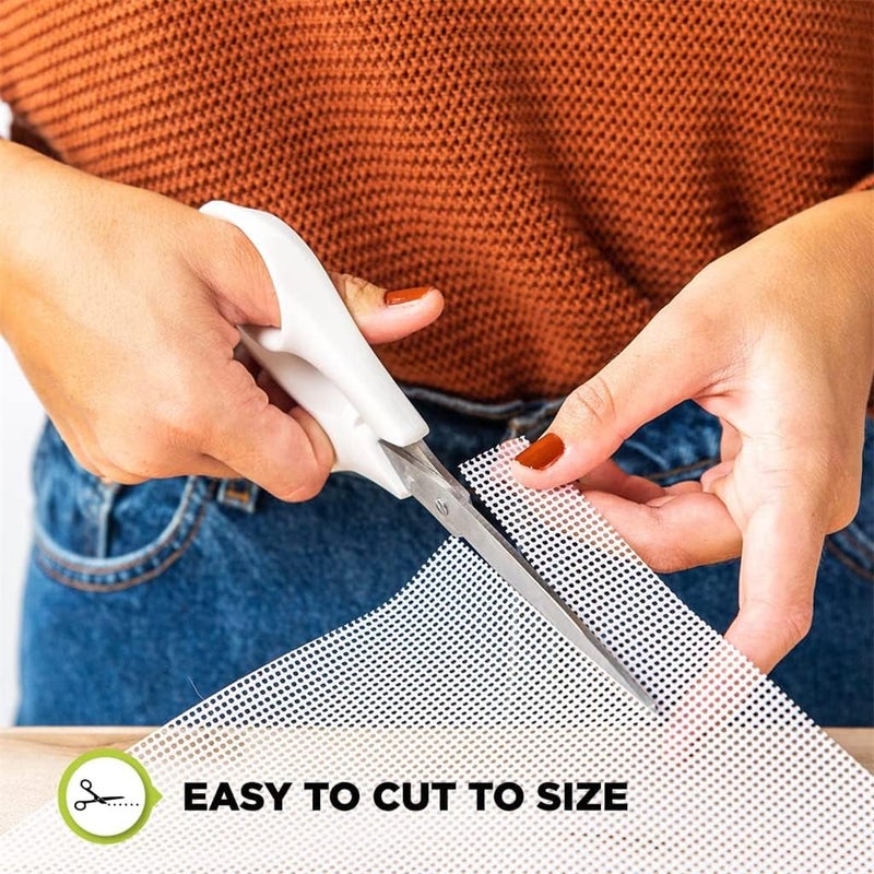 Luckam Silicone Dehydrator Sheets, 8 Pack Premium Non Stick Silicone Mesh for Fruit Dehydrator, Dehydrator Tray Liner Reusable, Dehydrator Accessories, White, 40 x 43 cm - Image 4