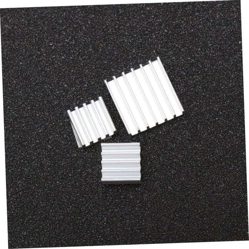 Aluminum Heat Sink Kit 3 Pcs with Thermal Adhesive Tape for Raspberry Pi Electronics Cooling - Image 3