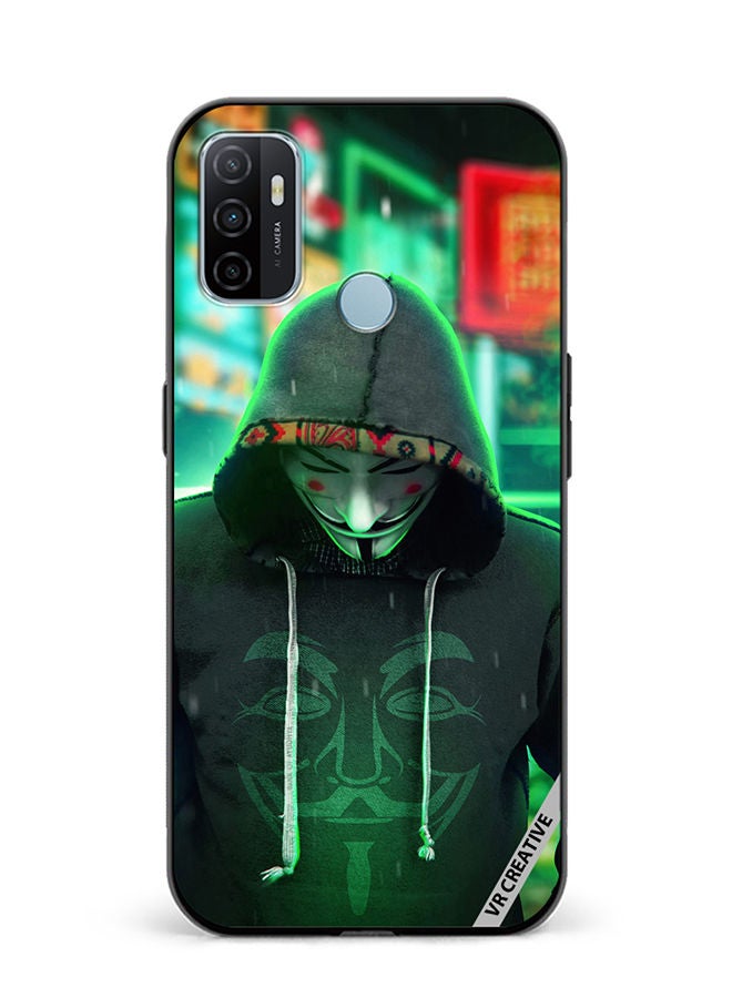 VR CREATIVE Protective Case Cover For Oppo A53 Joker Mask In Joker Jacket Design Multicolour - Image 1
