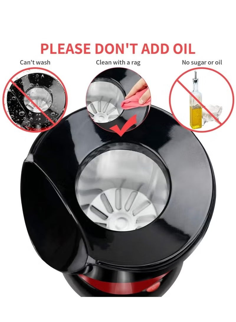 Denx Healthy 1100W hot air popcorn maker without oil DX2089 - Image 3