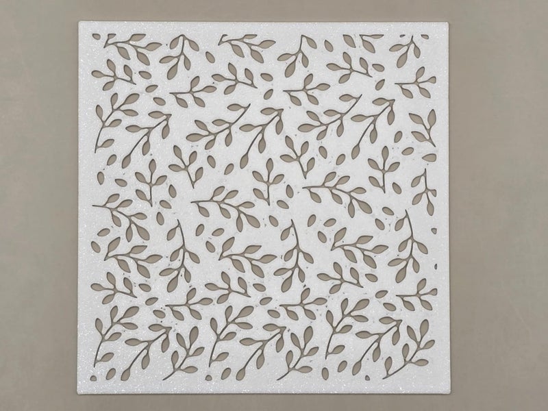 Spring Leaves Nature Stencil Craft Template