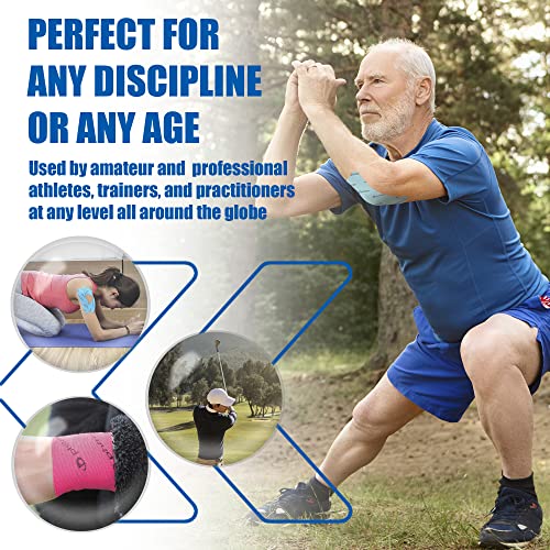 Phiten X30 Titanium Power Tape Sport Roll, Yellow, 2"" X 14.7'" - Image 5